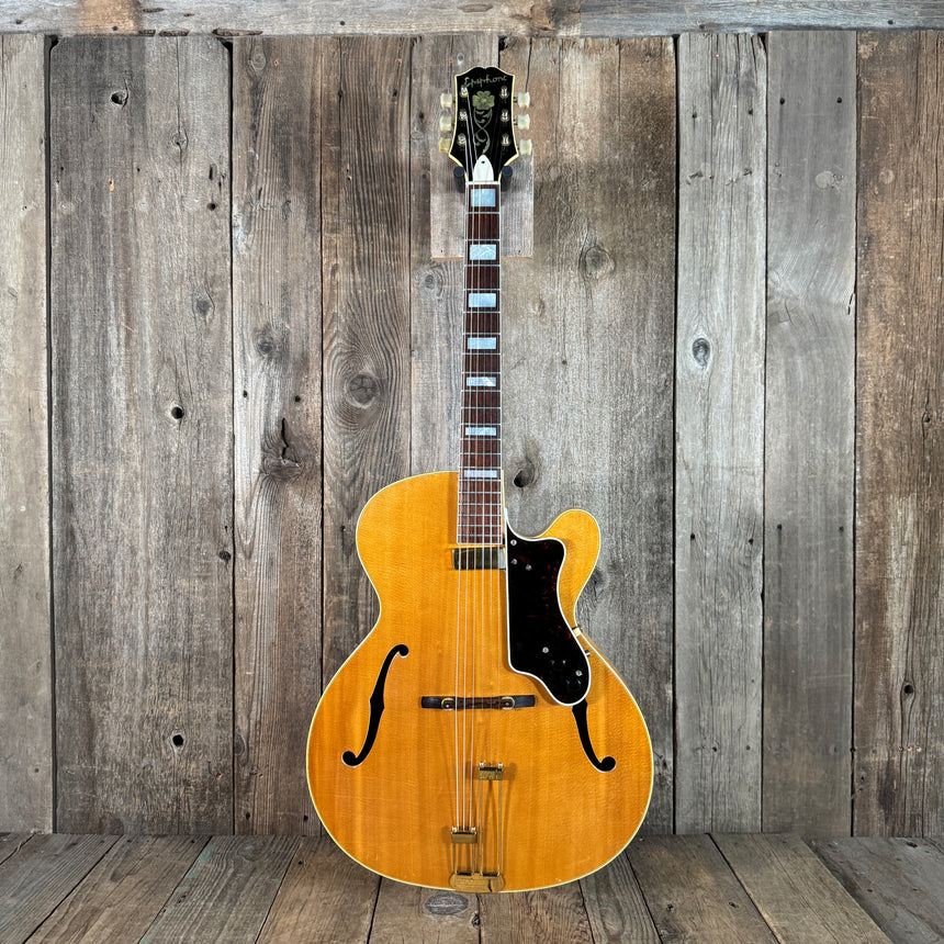 Epiphone Broadway Cutaway with added floating pickup 1955 Blonde- ON THE WAY TO THE NASHVILLE GUITAR SHOW