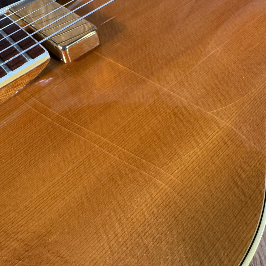 Epiphone Broadway Cutaway with added floating pickup 1955 Blonde