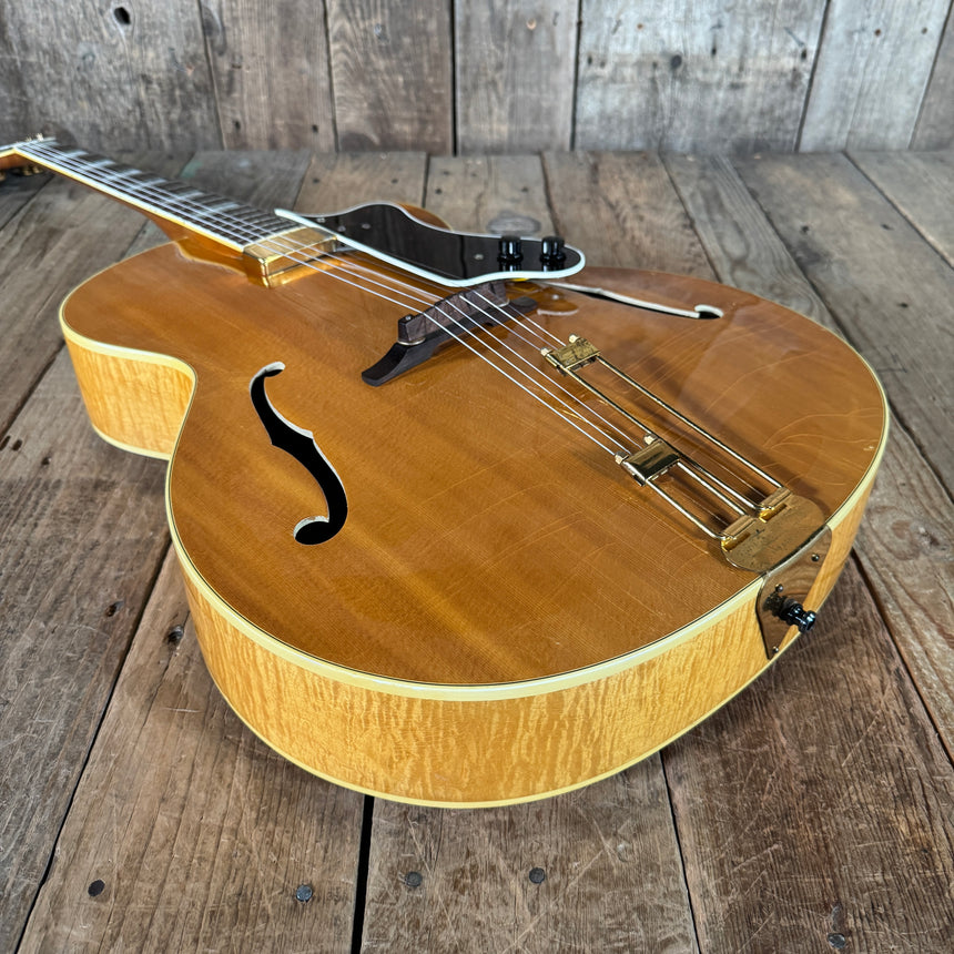 Epiphone Broadway Cutaway with added floating pickup 1955 Blonde