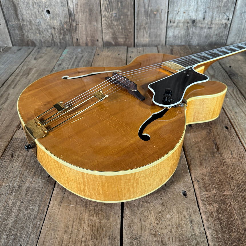 Epiphone Broadway Cutaway with added floating pickup 1955 Blonde