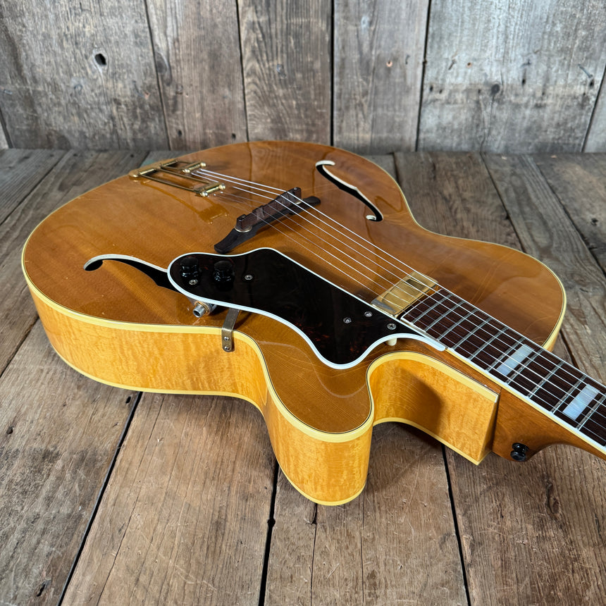 Epiphone Broadway Cutaway with added floating pickup 1955 Blonde