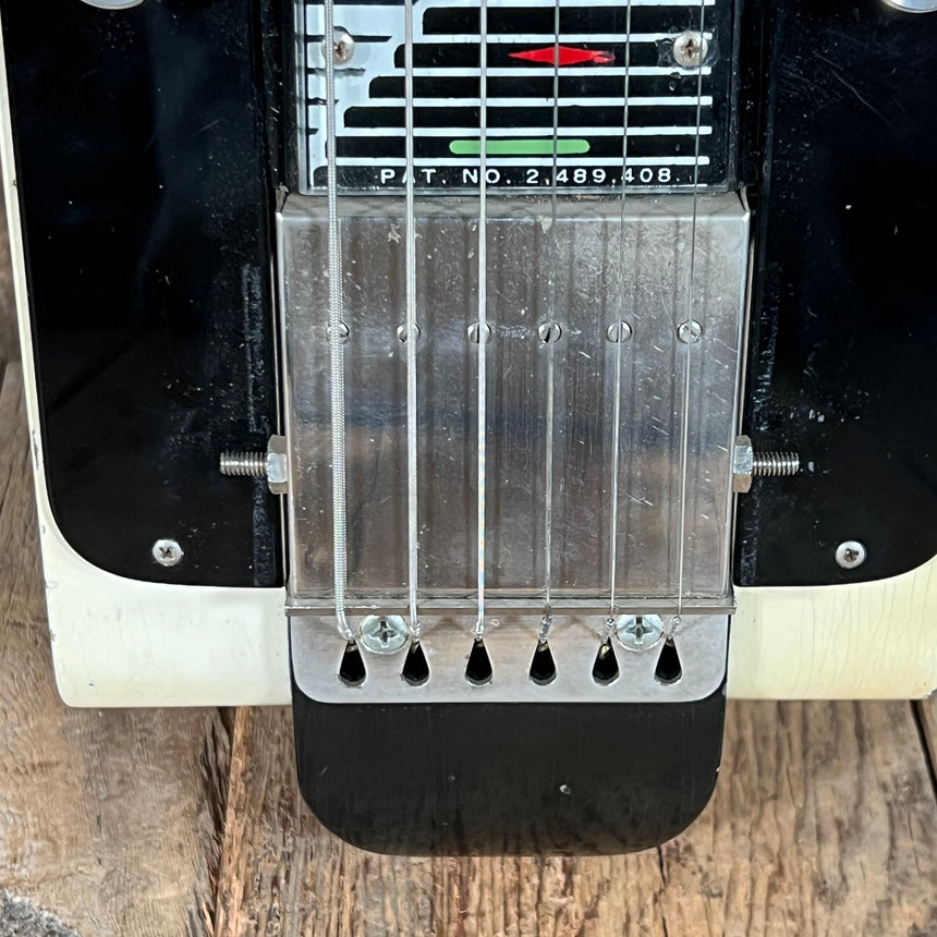 SOLD - National Dynamic Six String Lap Steel 1952 Black and White