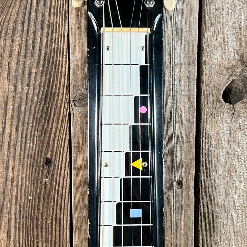 SOLD - National Dynamic Six String Lap Steel 1952 Black and White