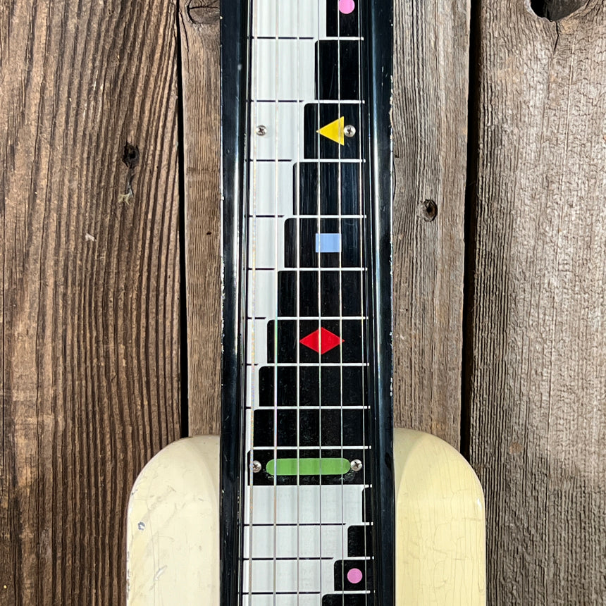 SOLD - National Dynamic Six String Lap Steel 1952 Black and White