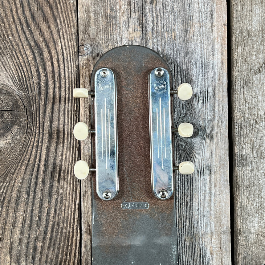 SOLD - National Dynamic Six String Lap Steel 1952 Black and White