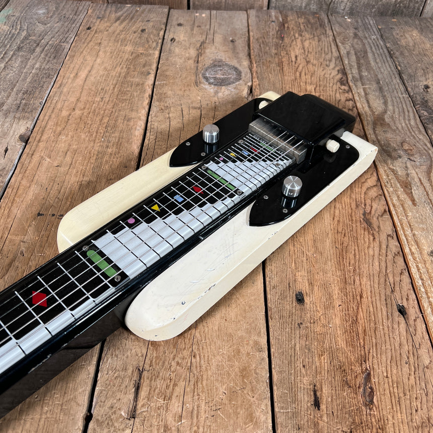 SOLD - National Dynamic Six String Lap Steel 1952 Black and White