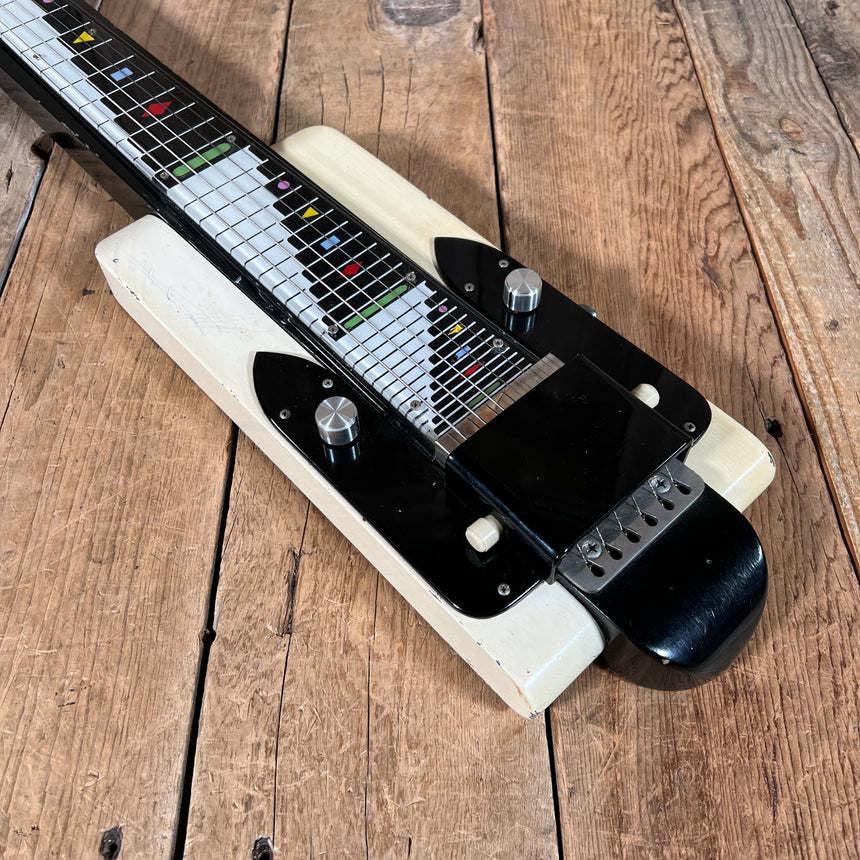 SOLD - National Dynamic Six String Lap Steel 1952 Black and White