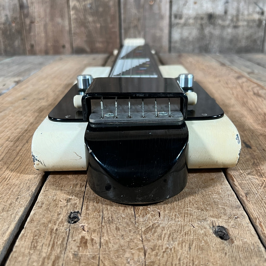 SOLD - National Dynamic Six String Lap Steel 1952 Black and White