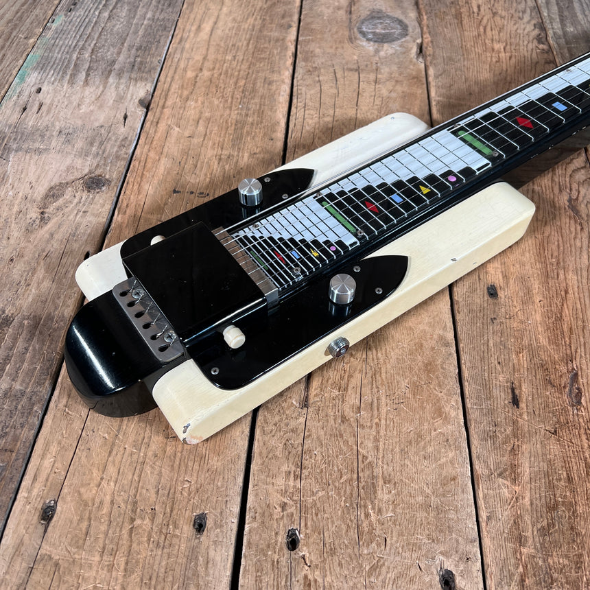 SOLD - National Dynamic Six String Lap Steel 1952 Black and White