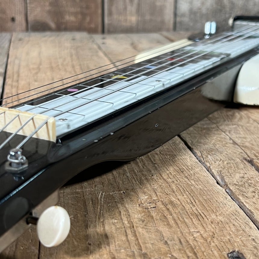 SOLD - National Dynamic Six String Lap Steel 1952 Black and White