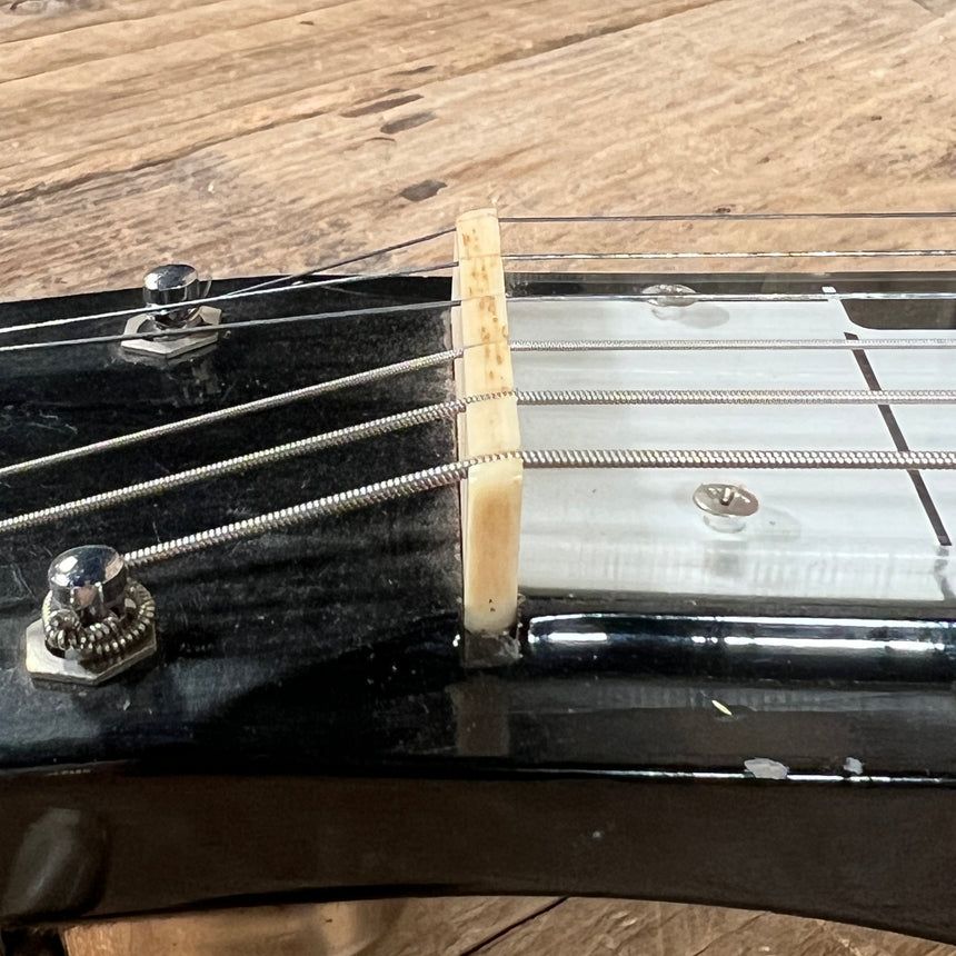 SOLD - National Dynamic Six String Lap Steel 1952 Black and White