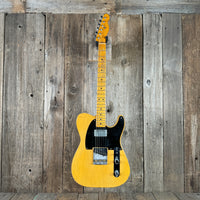 SOLD - Nacho Blackguard V Neck Stock Neck Humbucker 2020 Butterscotch Blonde