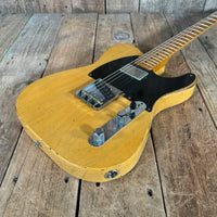 SOLD - Nacho Blackguard V Neck Stock Neck Humbucker 2020 Butterscotch Blonde