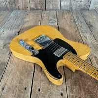 SOLD - Nacho Blackguard V Neck Stock Neck Humbucker 2020 Butterscotch Blonde