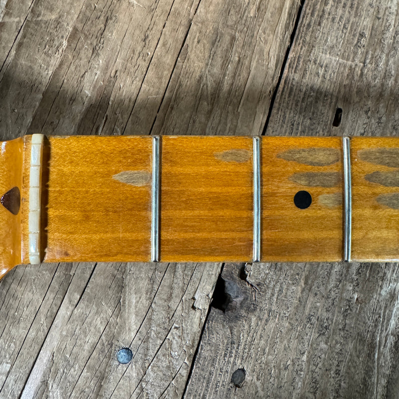 SOLD - Nacho Blackguard V Neck Stock Neck Humbucker 2020 Butterscotch Blonde