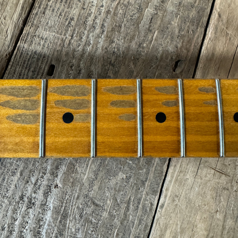 SOLD - Nacho Blackguard V Neck Stock Neck Humbucker 2020 Butterscotch Blonde
