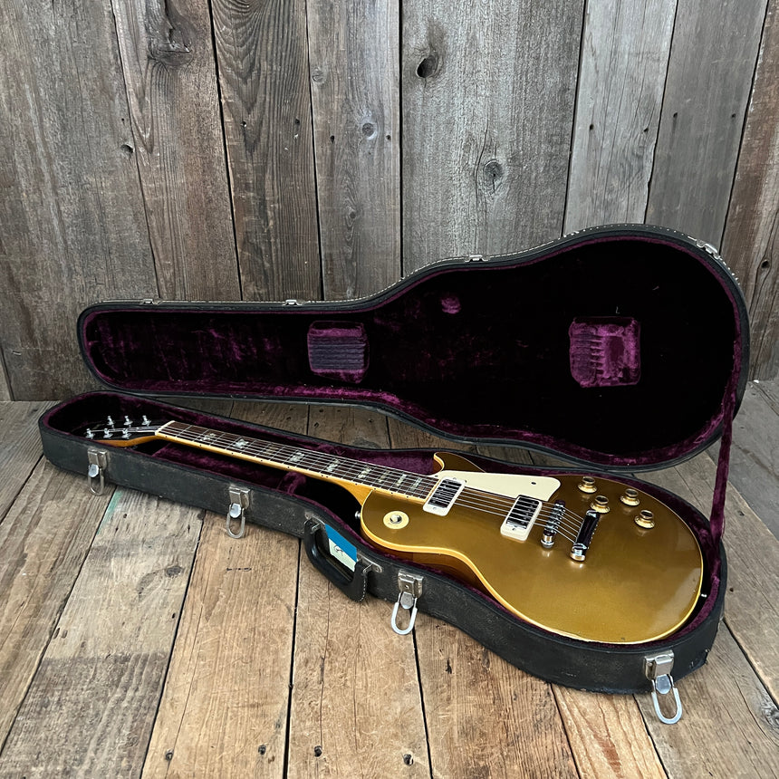 SOLD - Gibson Les Paul Deluxe Gold Top 1975