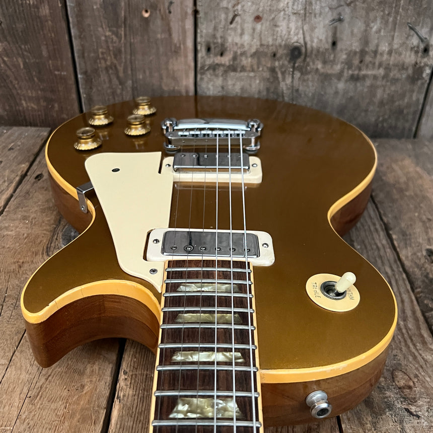 SOLD - Gibson Les Paul Deluxe Gold Top 1975