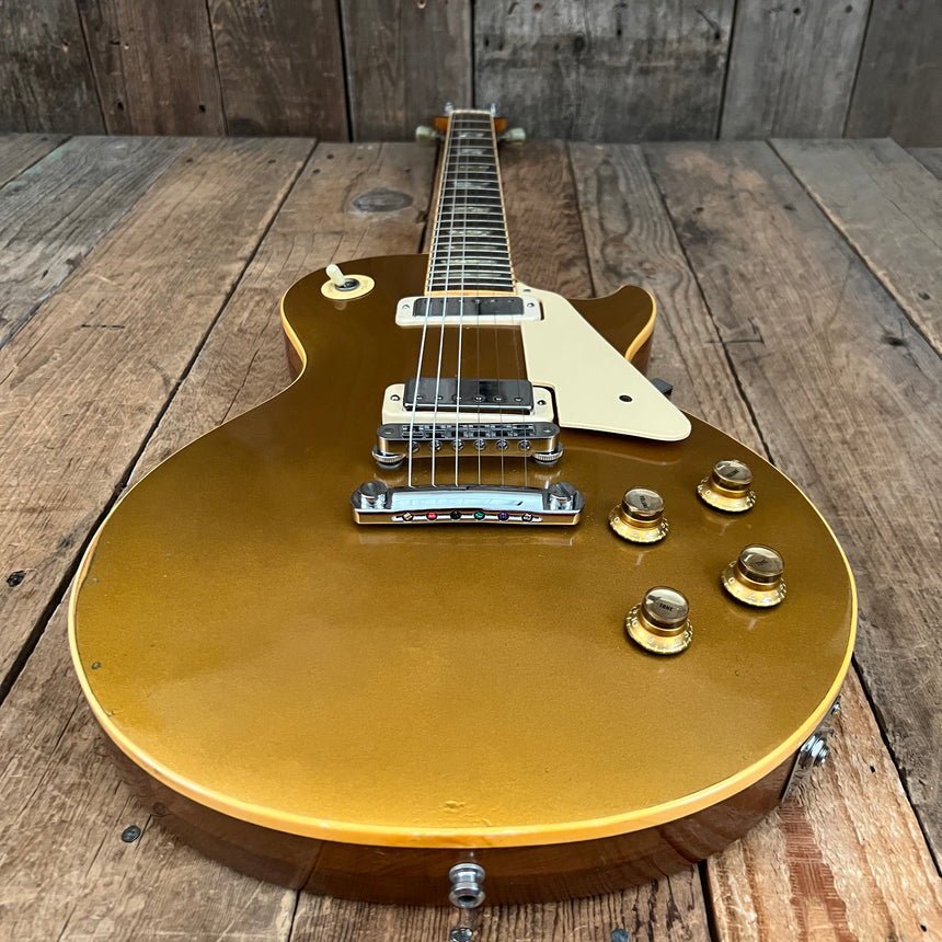 SOLD - Gibson Les Paul Deluxe Gold Top 1975