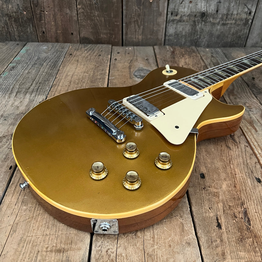 SOLD - Gibson Les Paul Deluxe Gold Top 1975