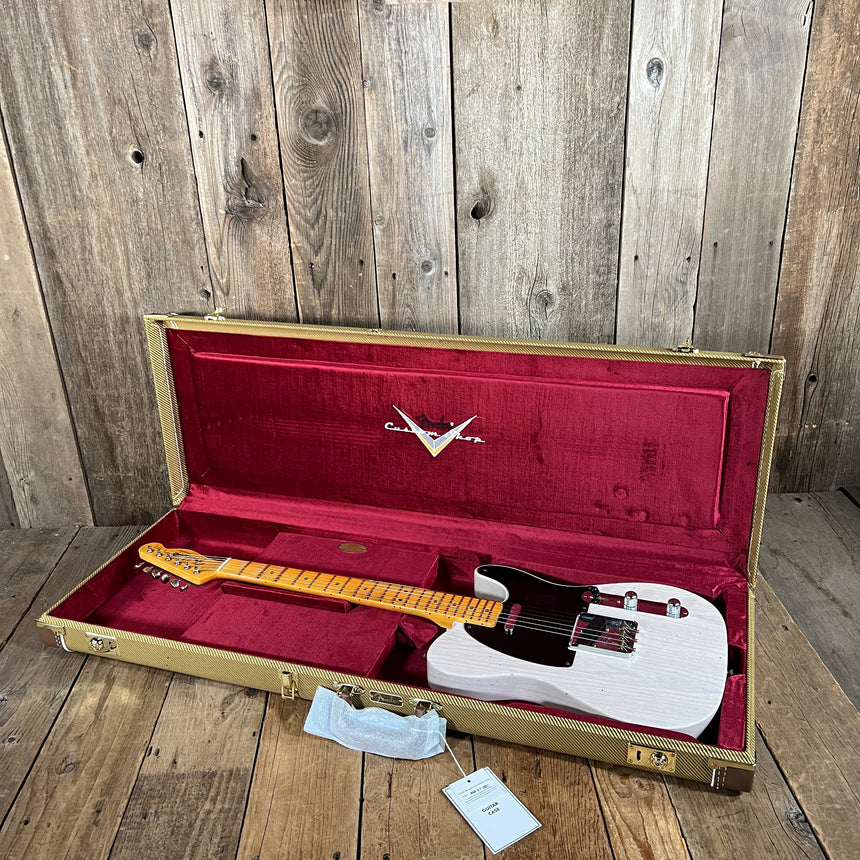 SOLD - Fender Custom '52 Telecaster Journeyman Relic 2022 White Blonde