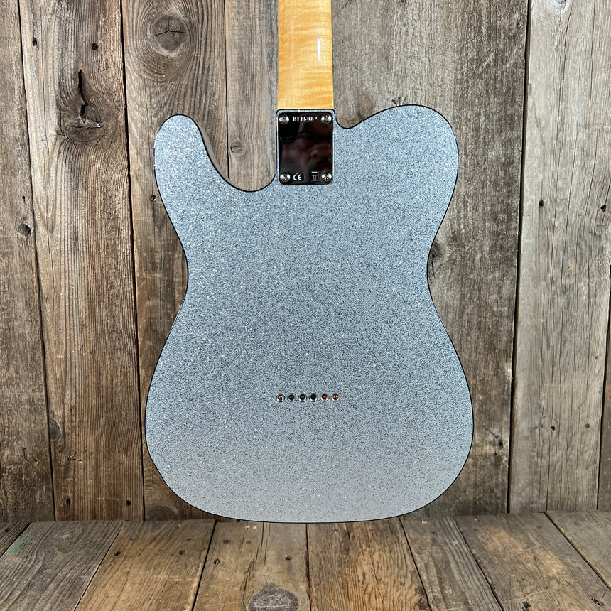 Sold - Fender Custom Telecaster 2021 Silver Sparkle *Josefina hand wounds