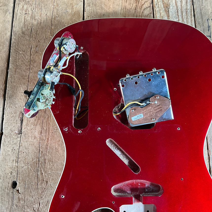 SOLD - Fender TLC-62B MIJ '62 Reissue Esquire Custom 1986 Candy Apple Red