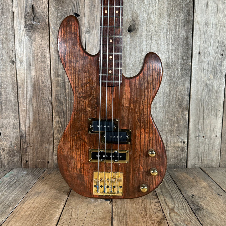 Unbranded PJ Bass Partscaster Schecter? 1981 Walnut