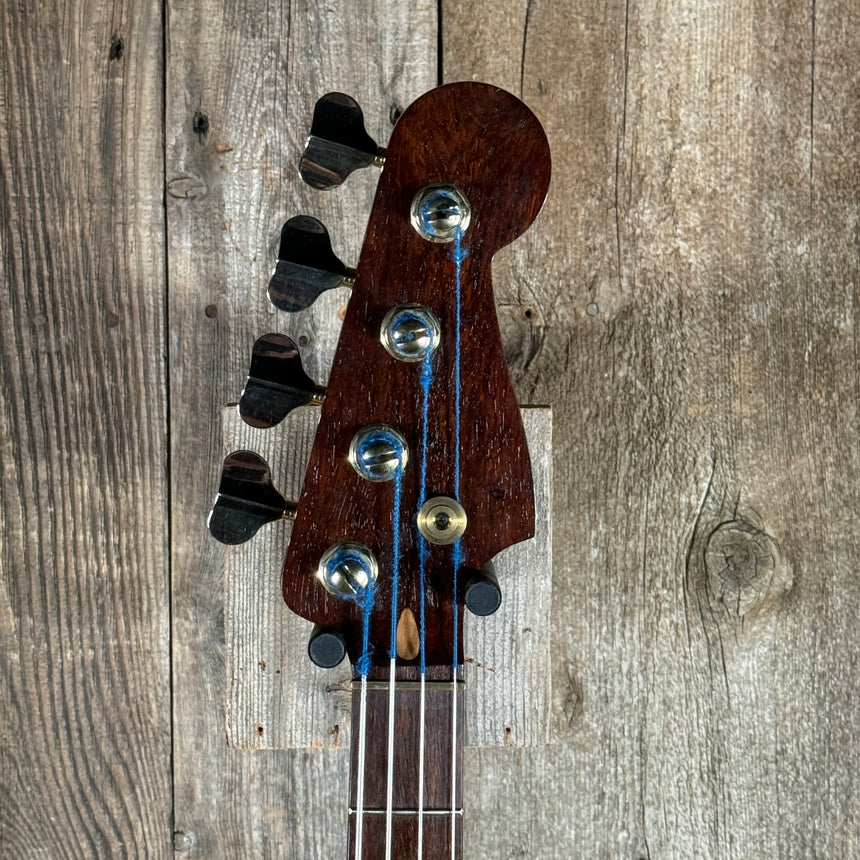 Unbranded PJ Bass Partscaster Schecter? 1981 Walnut