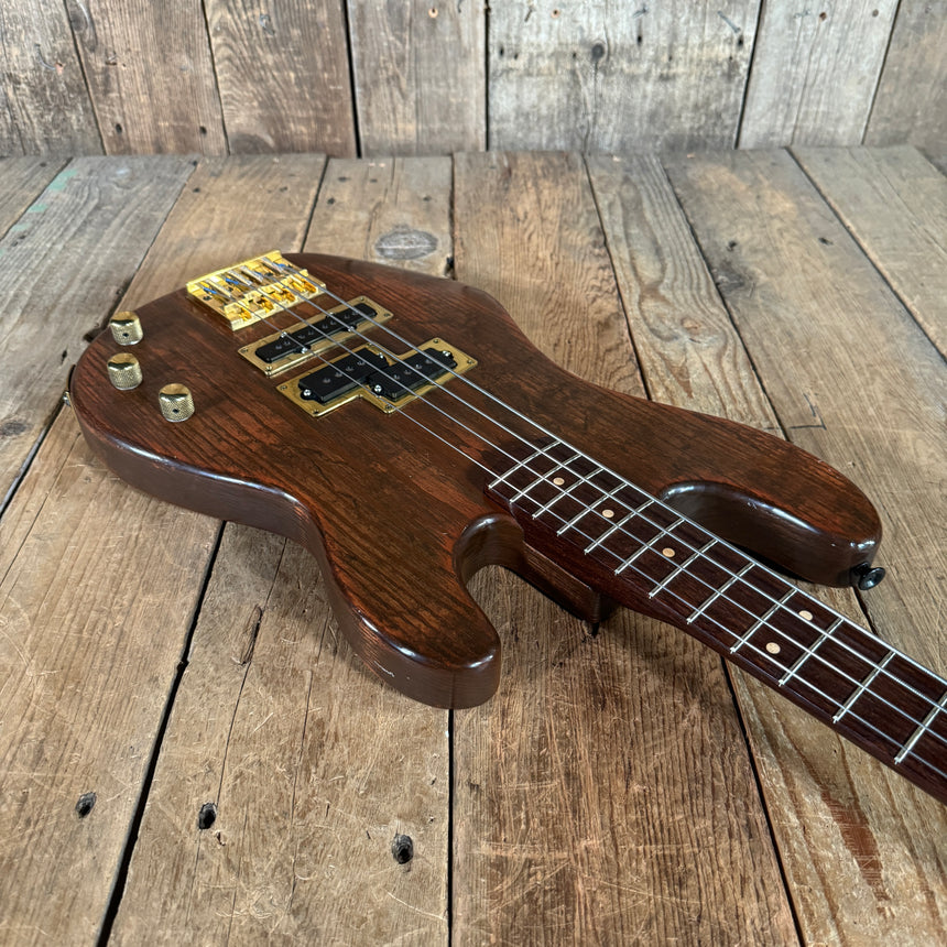 Unbranded PJ Bass Partscaster Schecter? 1981 Walnut