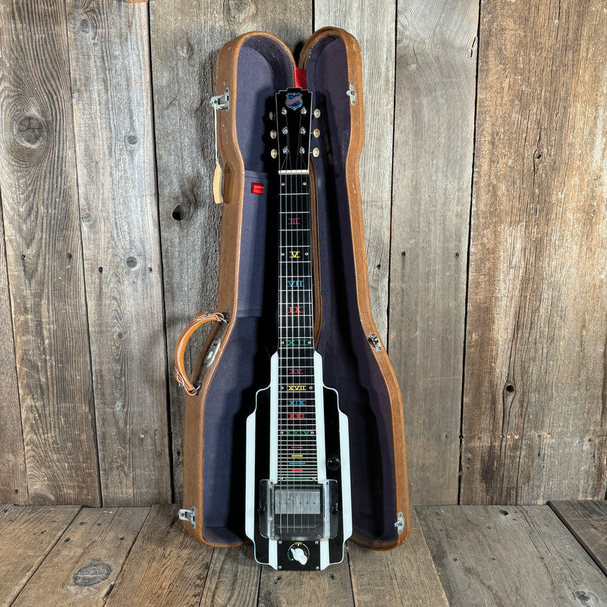 National New Yorker Lap Steel 1947 Black and White