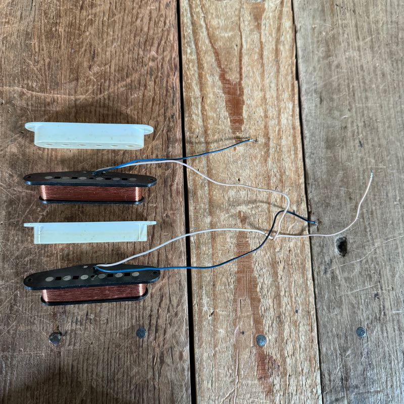Fender American Standard 016730 Stratocaster Pickups w/ covers (2) 2000s