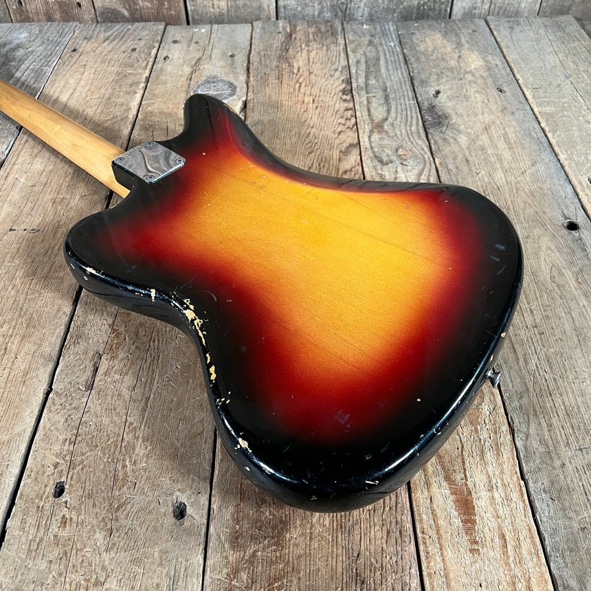 SOLD - Fender Jaguar Factory Refin or Restore 1963 body date L Plate 1964 Sunburst