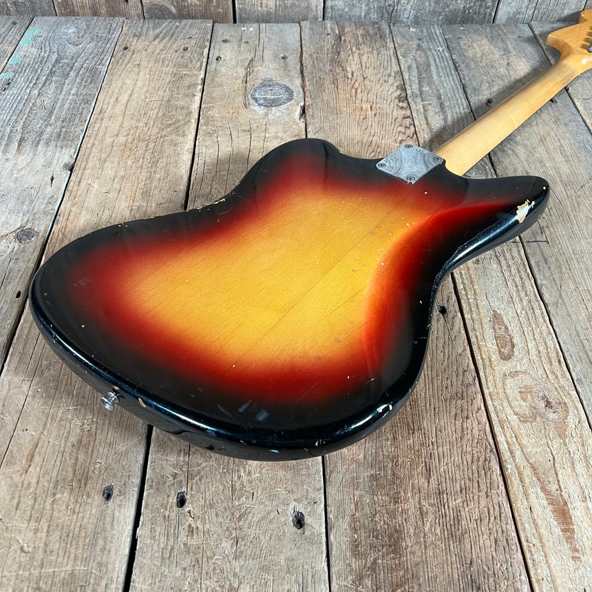 SOLD - Fender Jaguar Factory Refin or Restore 1963 body date L Plate 1964 Sunburst