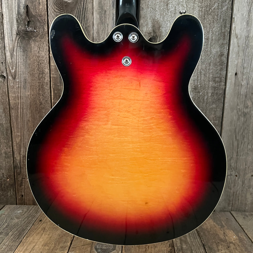 SOLD - Mosrite Celebrity 1966 Cherry Sunburst Newly Refretted