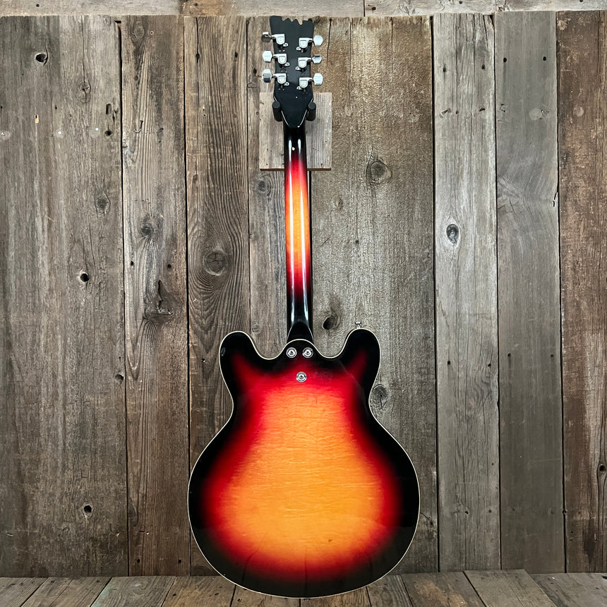 SOLD - Mosrite Celebrity 1966 Cherry Sunburst Newly Refretted