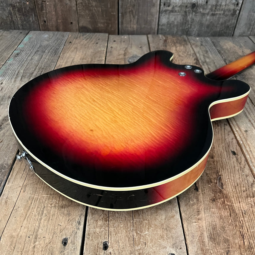 SOLD - Mosrite Celebrity 1966 Cherry Sunburst Newly Refretted