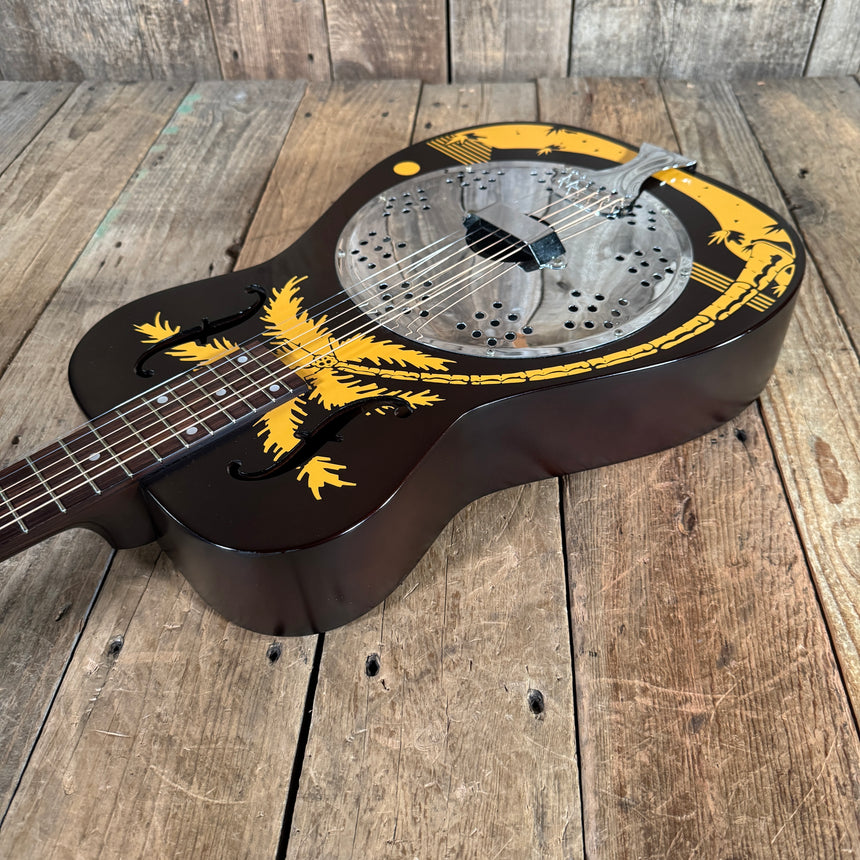 Dobro Hula Blues Duolian Resonator Round Neck Guitar 1988