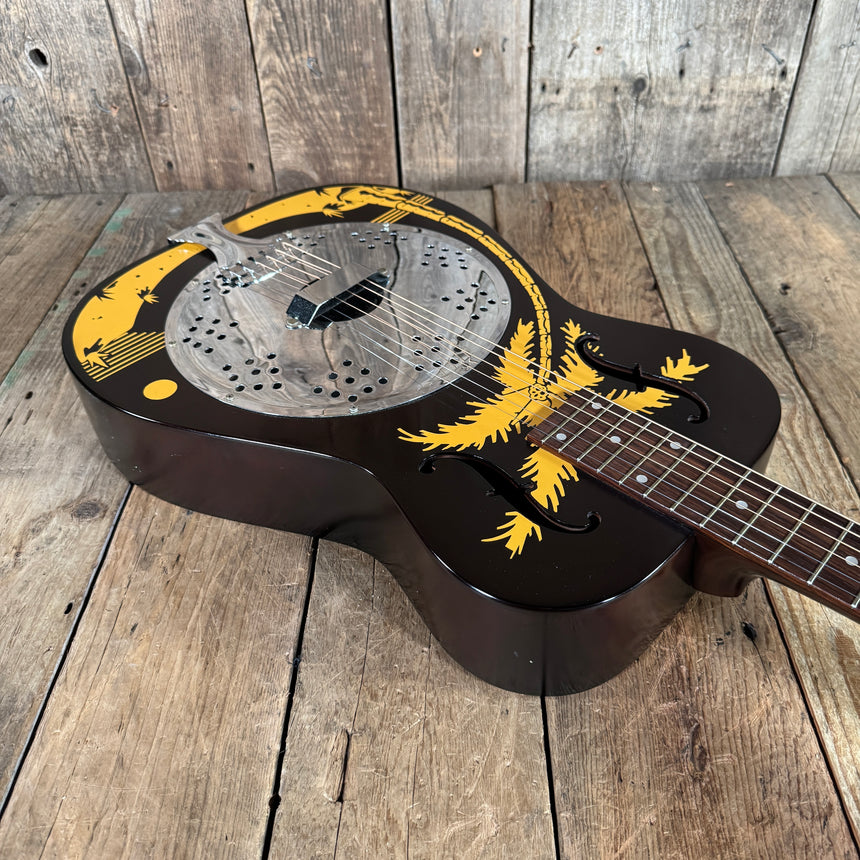 Dobro Hula Blues Duolian Resonator Round Neck Guitar 1988