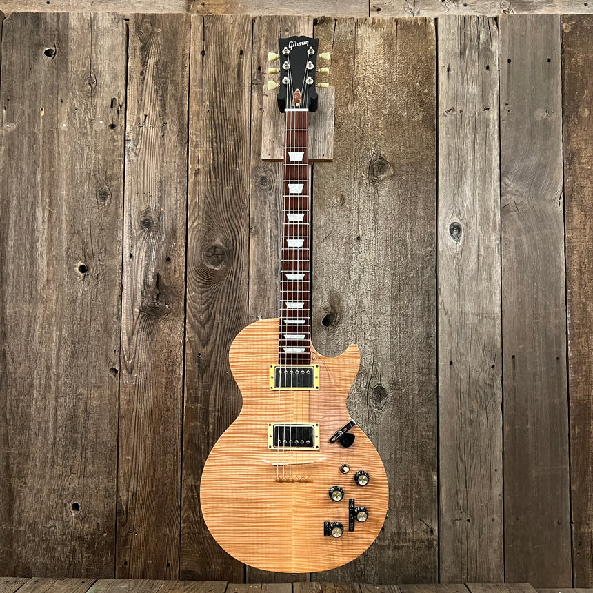 SOLD - Gibson Custom Shop Prototype Roadworn Les Paul Acoustic 2006 Natural Flame