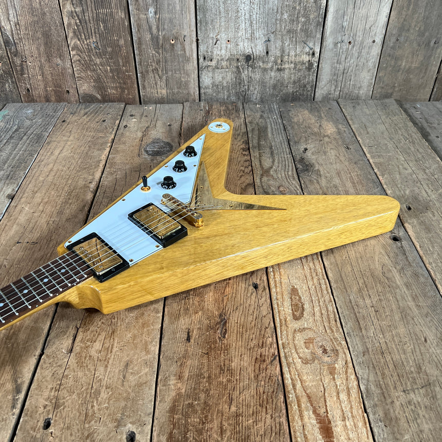 Hamer Vector Korina Flying V Custom Shop 2008 Vintage Korina