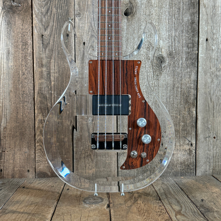 Ampeg Dan Armstrong ADA4 Lucite Bass Reissue 2010 Clear Lucite