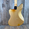 Fender Jaguar Firemist Gold 1966 Complete with Hang Tag Slab Board Dots and Binding 1966