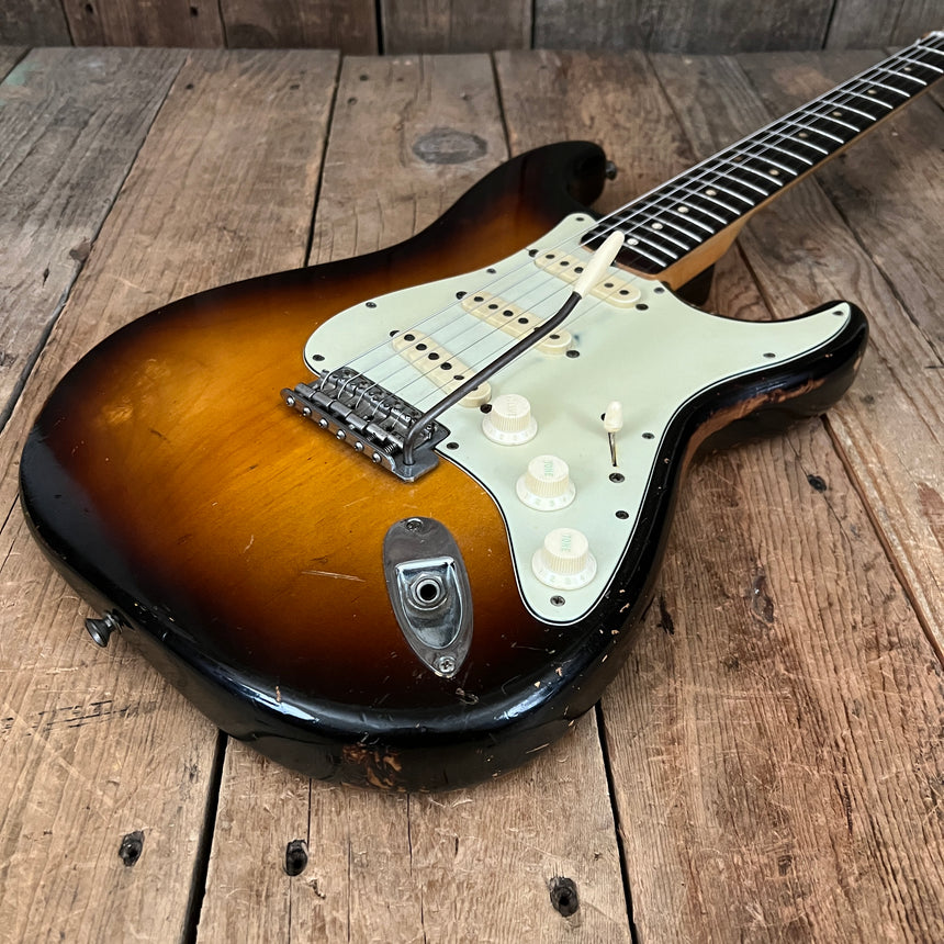 1960 Fender Stratocaster Vintage Guitar Slab Board Sunburst w