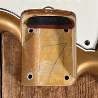 Fender Jaguar Firemist Gold 1966 Complete with Hang Tag Slab Board Dots and Binding 1966
