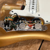 Fender Jaguar Firemist Gold 1966 Complete with Hang Tag Slab Board Dots and Binding 1966