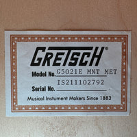 SOLD - Gretsch G5021E Rancher Penguin Parlor 2021 Mint GreenMetallic