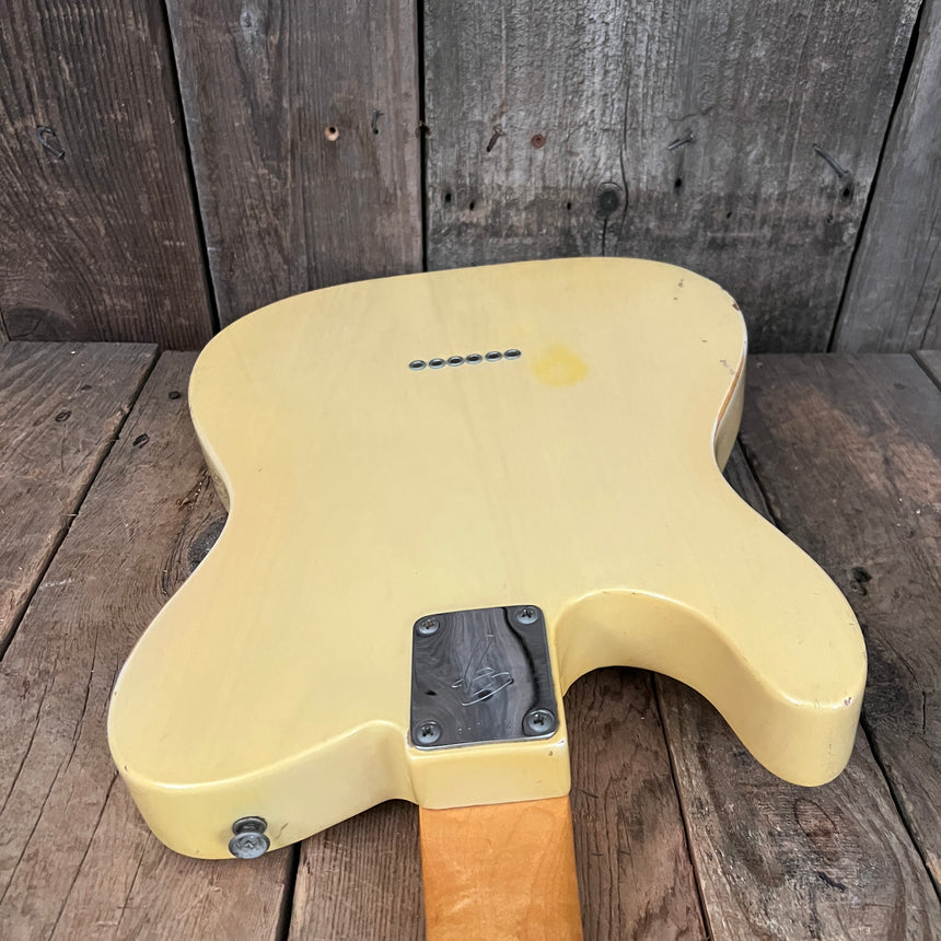 SOLD - Fender Telecaster 1968 7lb 4oz Blonde Maple Cap Fretboard Vintage Guitar