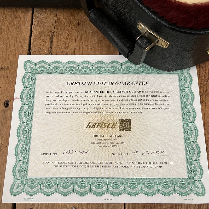SOLD - Gretsch The White Falcon G6136T-LTV 2007