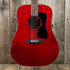 SOLD - Guild D25CH with added pickup system 1980 Cherry Red